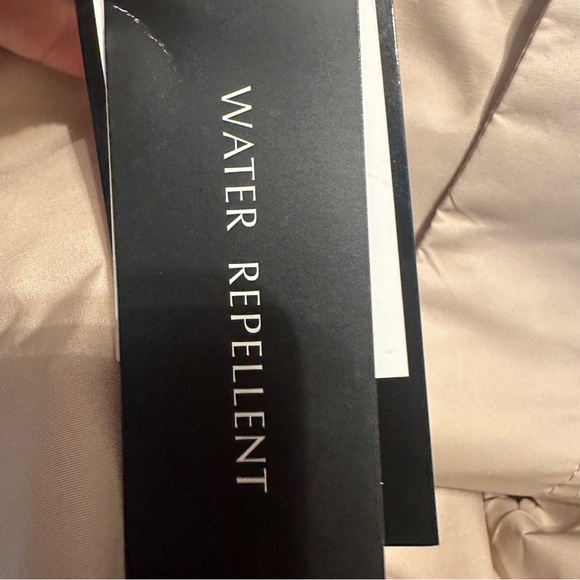 NWT Jones of New York Rain Coat Removable Hood water repellent Women XL Cream - Picture 11 of 12